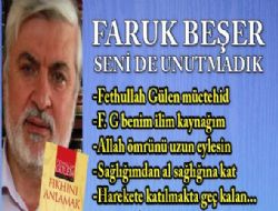 Fethullah Gülen'i müctehid olarak gören Faruk Beşer